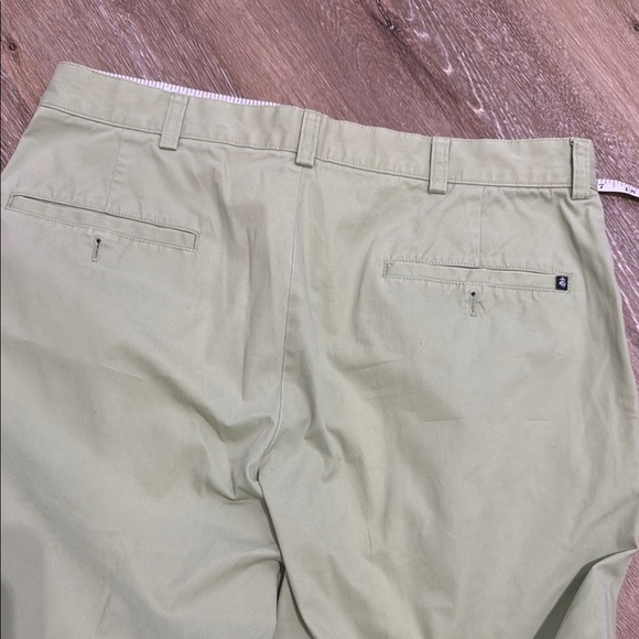 Brooks Brothers Size W34/L30 Green Chinos Straight-Leg Classic - Picture 6 of 7